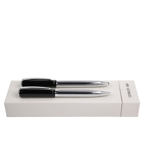 Parure Lodge Noir (stylo bille & stylo roller)
