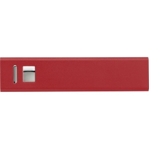 Power Bank en aluminium, 2 600mAh
