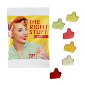 Gommes de fruits STANDARD, 10 g, sachet compostable