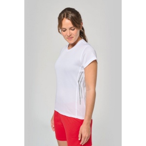T-shirt de sport bi-matière manches courtes femme