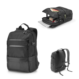 ZIPPERS BPACK. Sac à dos pour ordinateur portable 15.6'' en 840D jacquard et 300D