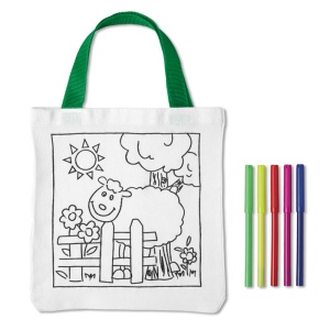 MATEUSZ - Sac coton à colorier