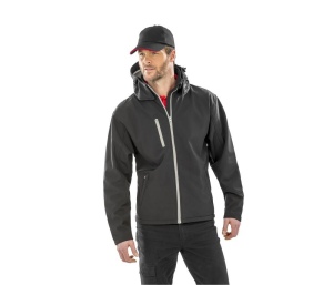Veste softshell homme à capuche