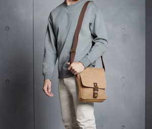 Sac Reporter iPad®/tablette Vintage en toile
