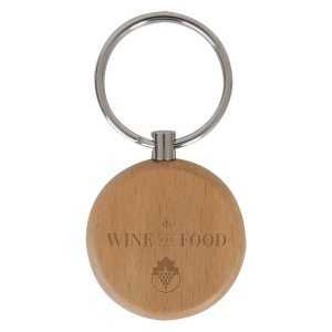 Porte-cles bois rond (+Gravure laser CO2 LA31)