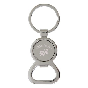Porte-cles jeton decapsuleur (+Gravure laser métal YA21)
