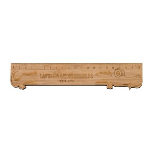 Regle bambou 20 cm a la forme (+Gravure laser CO2 LA31)