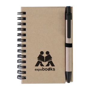 Carnet spirale avec stylo (+Tampographie TA31)