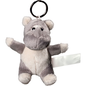 Porte-clés peluche rhinocéros MBW