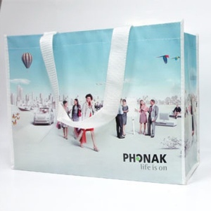 Sac shopping en polypropylène reutilisable - sur mesure