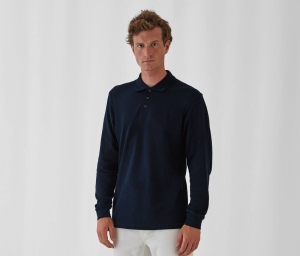 Polo coton 180 manches longues