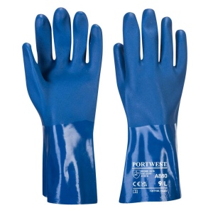 Gants PVC manchette 30cm (Pack de 12pcs)