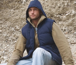 Bodywarmer microfibre doublé polaire