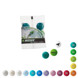 Bonbons en chocolat M&M’S® personnalisés en mini sachet