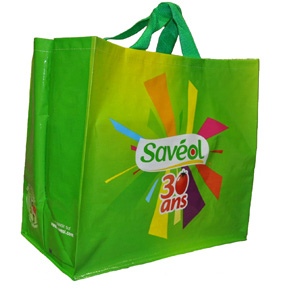 Sac cabas publicitaire en PP multicolore à votre image
