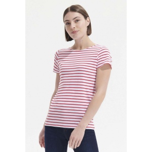 Tee-shirt femme col rond rayé - MILES WOMEN