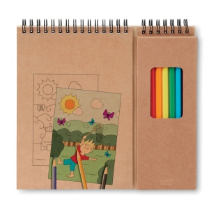 COLOPAD Colouring set with notepad