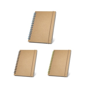 MARLOWE. Bloc-notes de poche à spirale avec pages lignées