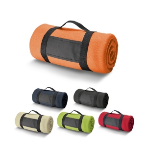 THORPE. Couverture polaire (180 g/m²) avec poignée amovible
