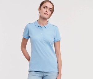 Polo femme stretch