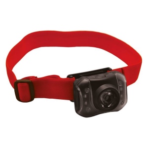 Bandeau pour la lampe frontale 'Orkanger', rouge