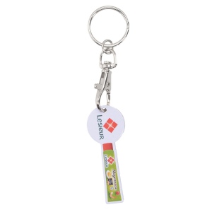 Porte-clés jeton aluminium