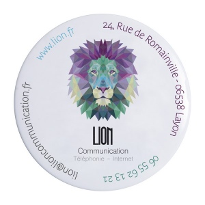 Badge rond ø 7,3 cm (+Copie laser CL11)