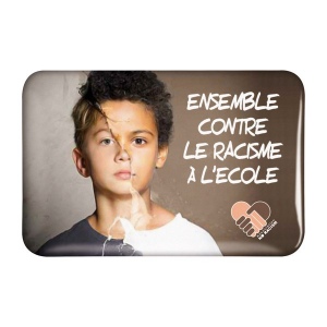 Badge rectangle 5,9 x 3,9 cm (+Copie laser CL11)