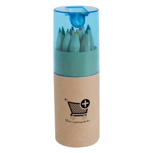 Boite 12 crayons couleurs (+Tampographie TA41)