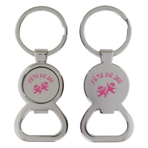 Porte-cles jeton decapsuleur (+Tampographie TA41)