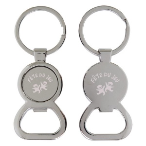 Porte-cles jeton decapsuleur (+Gravure laser métal YA31)