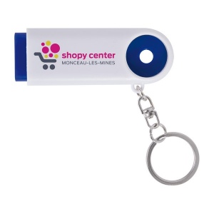 Porte-cles jeton 2 led (+Tampographie TA31)