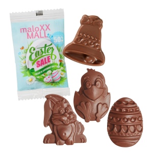 Figurine en chocolat Pâques, flowpack standard