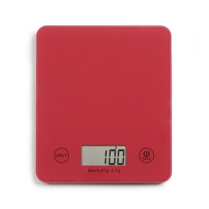 Balance de cuisine électronique rouge