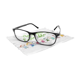 Lingette microfibre personnalisée - P.U.H.T 200gr