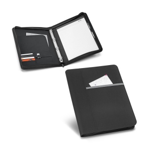 AUSTER. Porte-documents A4 A4 en 600D avec bloc de feuilles lignées