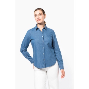 Chemise denim femme