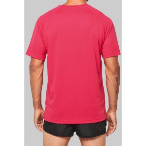 T-shirt de sport manches courtes col v homme