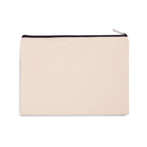 Pochette en coton canvas - grand modèle