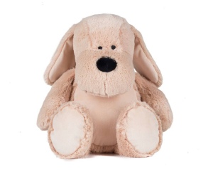 Chien avec ouverture zippée