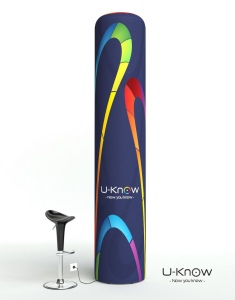 Colonne Avec Gonfleur Integré 280cm