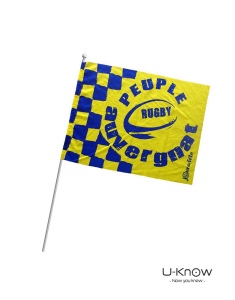 Drapeau de Supporter 21 x 15 cm