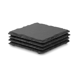 SLATE4 - Sous-verres en ardoise