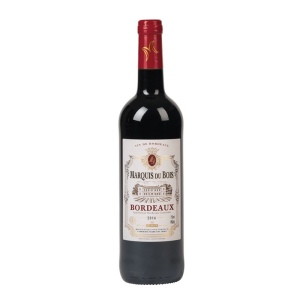 Vin rouge, 2016 MARQUIS DU BOIS – BORDEAUX