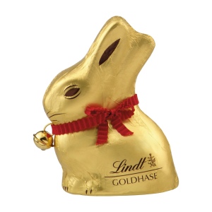 Lapin de Pâques «Lindt & Sprüngli» - produit seul
