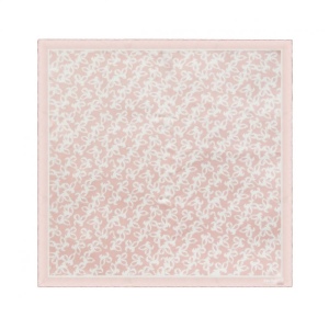 Foulard soie Hirondelle Rose Clair