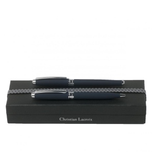 Parure Chorus Bleu (stylo bille & stylo roller)