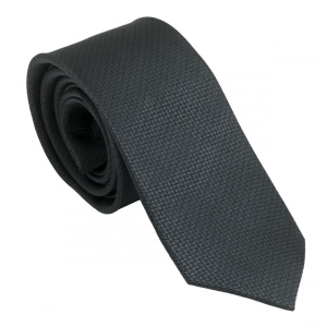 Cravate Soie Uomo Dark Gris