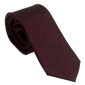 Cravate Soie Uomo Burgundy
