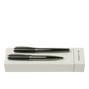 Parure Hamilton Metal (stylo bille & stylo roller)